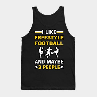 3 People Freestyle Football Tank Top